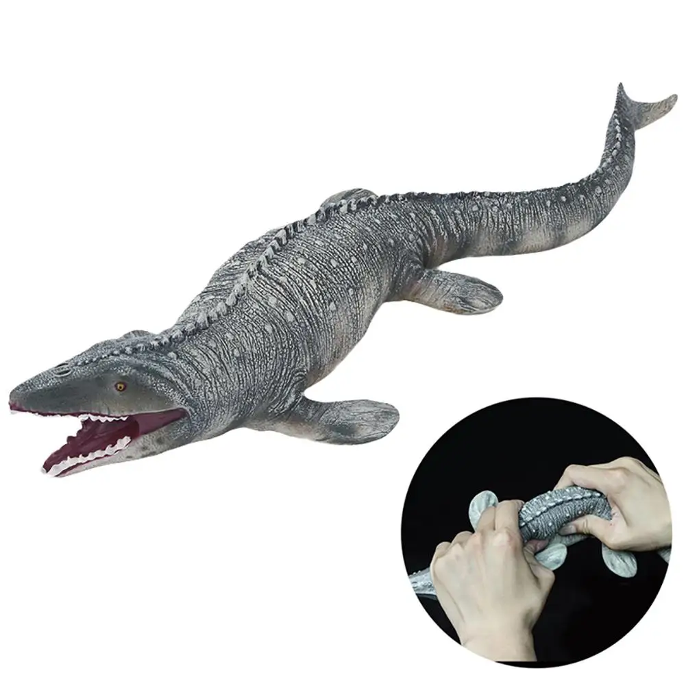 

Simulation Mosasaurus Model Dinosaur Toy Action Figure Hand Painted Kids Gift