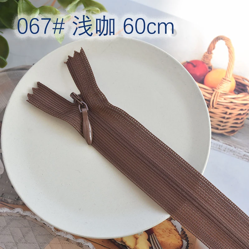 

SBS silk edge invisible zipper invisible zipper dress quilt cover pillow 60cm clothing accessories DIY