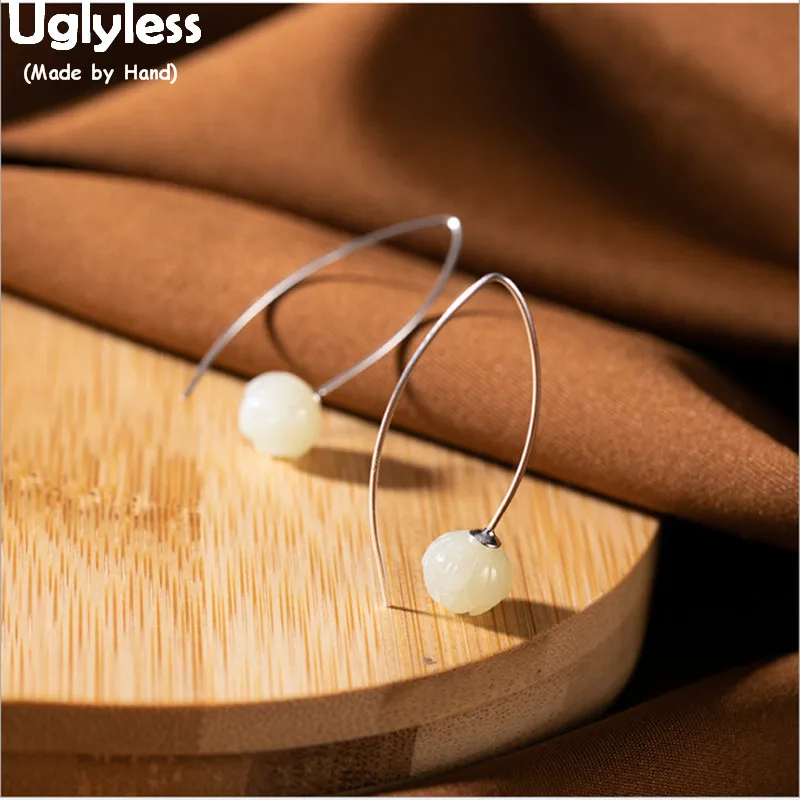 

Женские серьги с лотосом из серебра 925 пробы, E1813