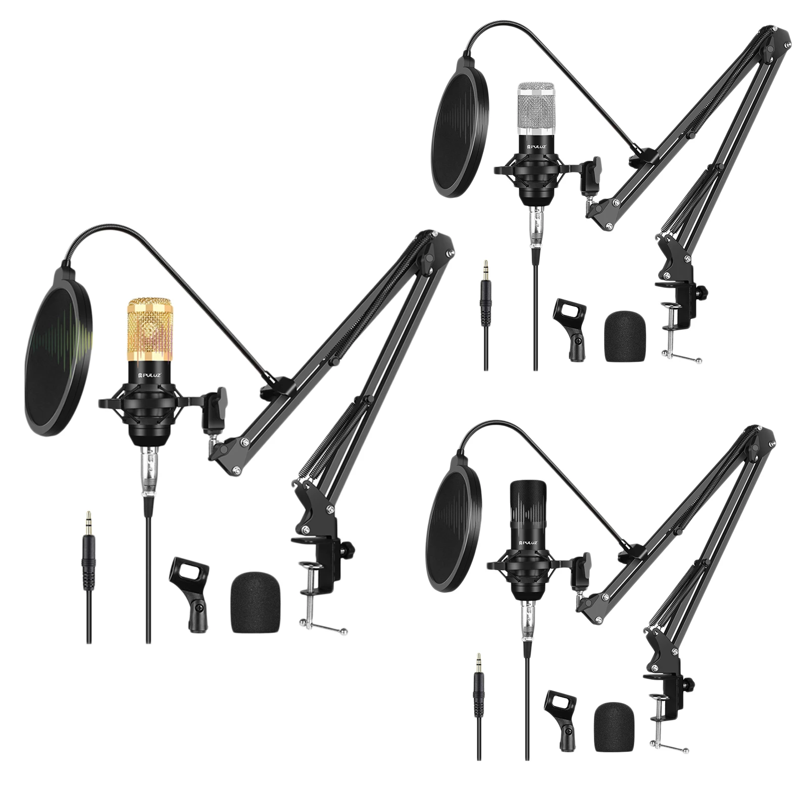 Регулируемая подставка для микрофона с ножничным рычагом радиовещания сцены и