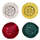 Новинка, плетеный коврик для стола, подставки, ковер ручной работы, макраме, настенный подвесной богемный декор, украшение для дома, офиса, квартиры, бара