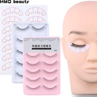 Набор инструментов для макияжа для наращивания ресниц с практическими накладными ресницами, силиконовый манекен для наращивания ресниц