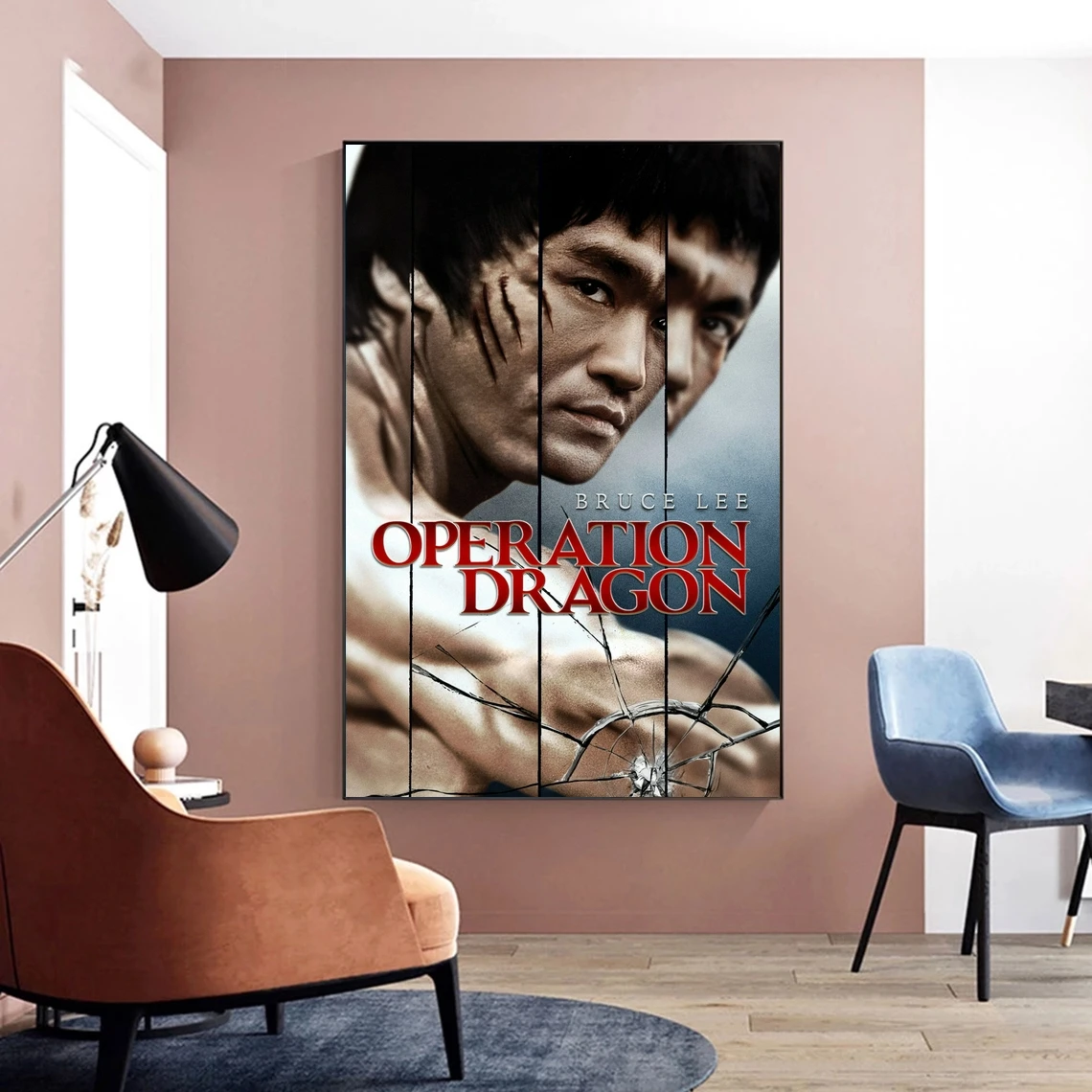 

Постер из фильма «Войдите в фильм дракона», классический популярный постер на холсте, настенная живопись, украшение для дома (без рамки)