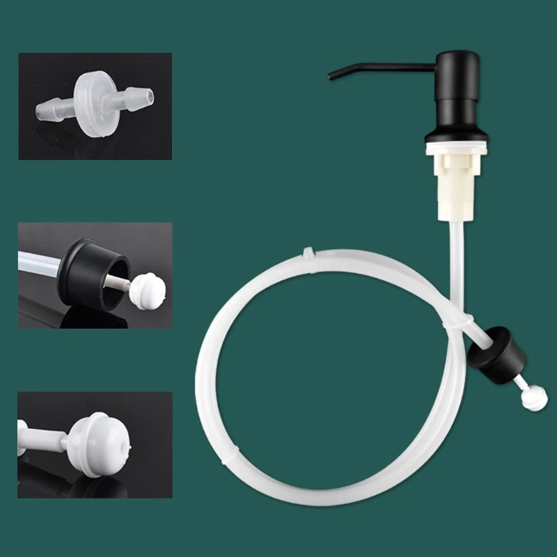 

Sink Liquid Soap Dispenser Built in Sink Soap Dispenser Countertop Soap Dispenser Pump with Silicone Extension Tube Kit