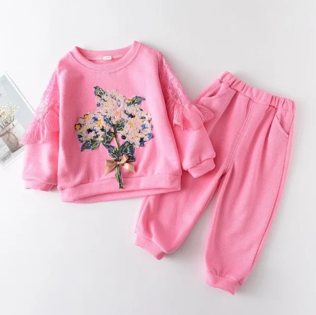 Комплекты одежды для девочек Осенне-весенняя одежда маленьких Детский