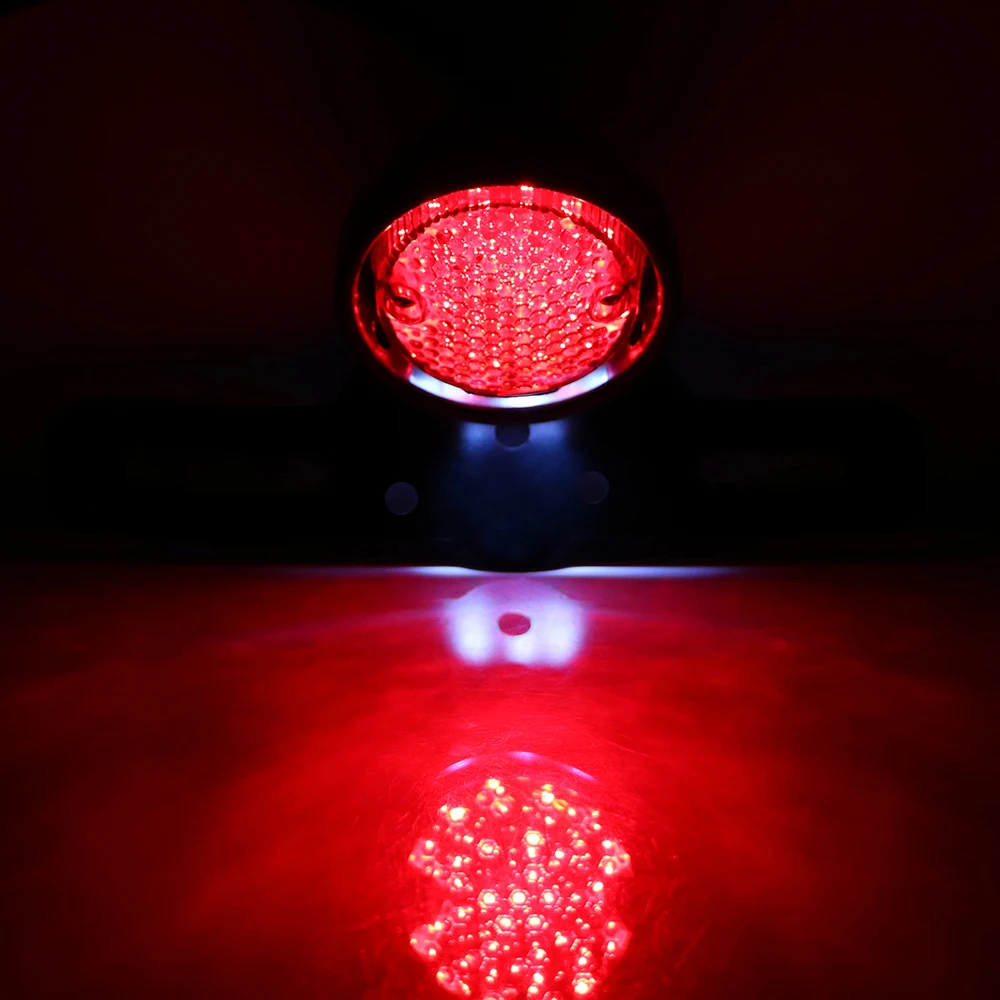 

LED Motorcycle Tail Brake Stop Light Moto Rear Lights Taillight Cafe Racer