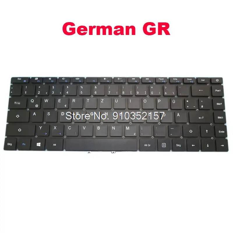 Ноутбук GR IT JP UK LA без клавиатуры с подсветкой для Teclast F7S XS-HS105 MB3181004 XK-HS105 русская