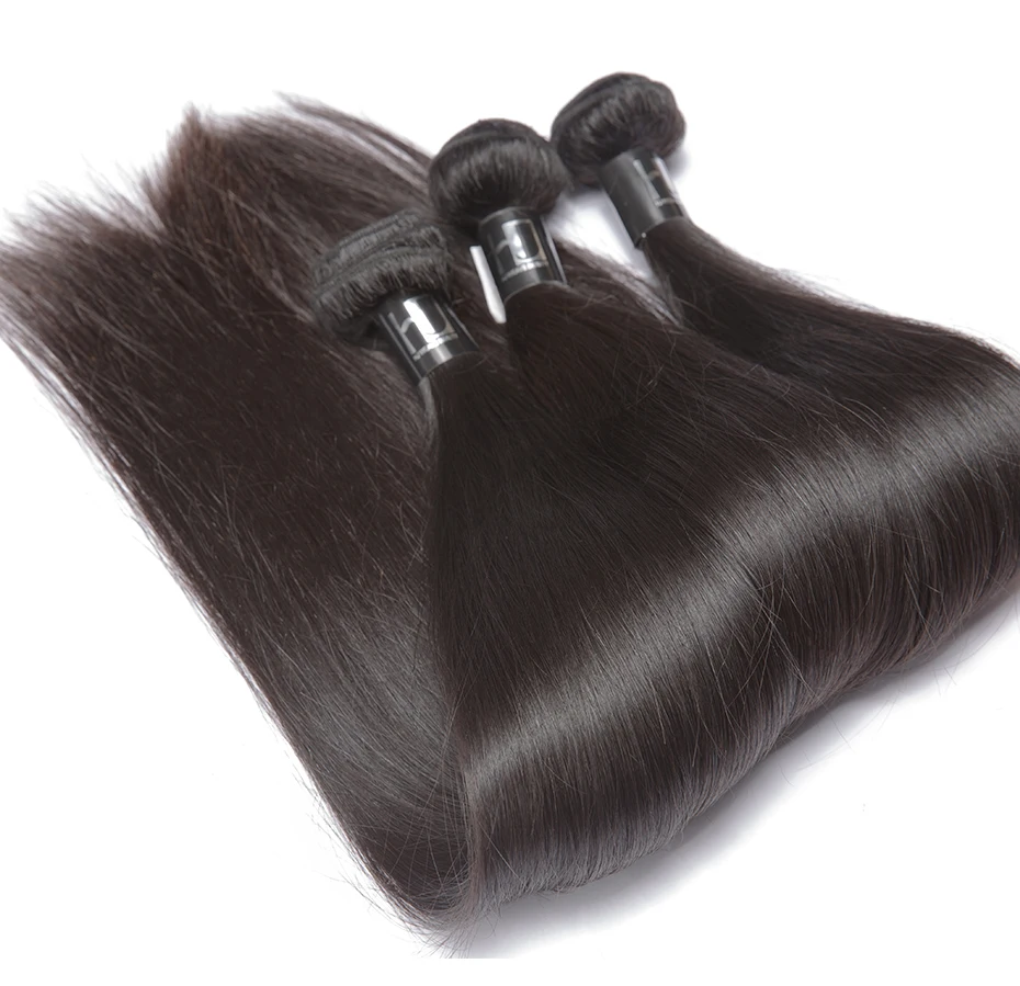[HJ Weave beauty] пряди для волос OneCut с закрытием P бразильские волосы, волнистые пряди, прямые натуральные человеческие волосы для наращивания