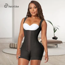 Moldeadores de compresión postoperatorios para mujer, corsé moldeador de hueso de acero, entrenador de cintura, Control de barriga, elevador de glúteos, Fajas Colombianas (1)