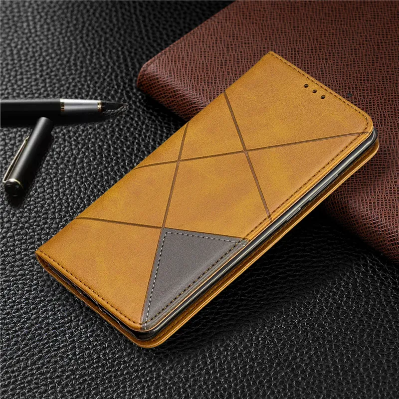 Huawei Y6 Case Magnetic Leather Slim Case na for Huawei Y6 Y 6 Pro Prime Y6Prime Flip Stand Business Phone Cover