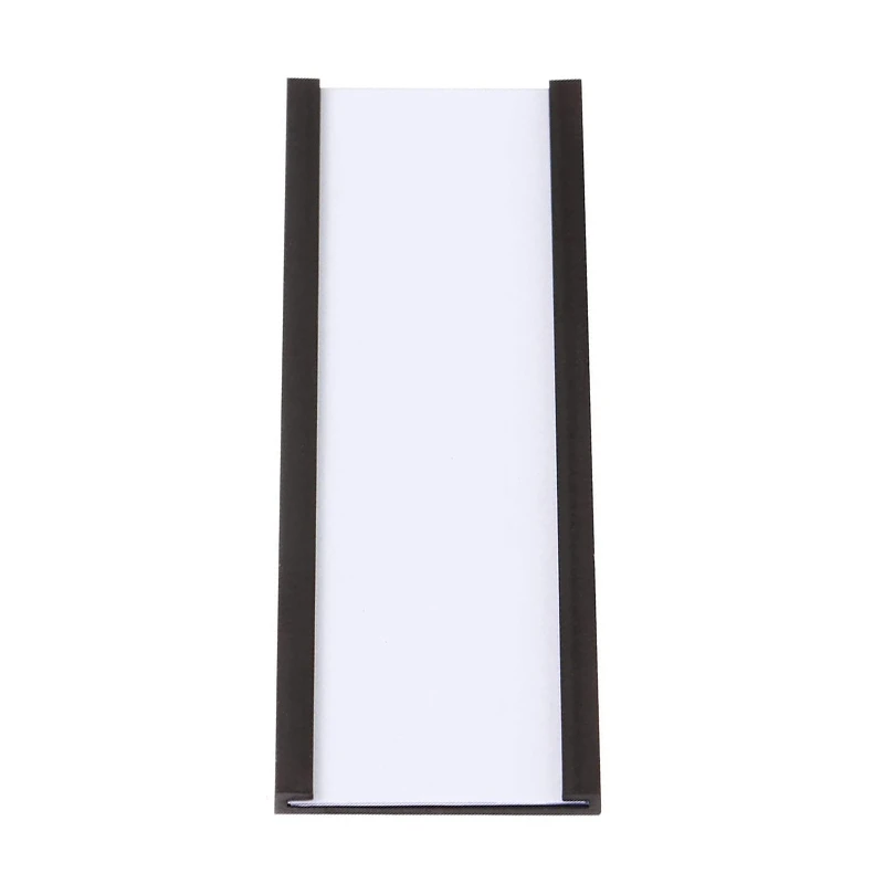 

30Pcs Magnetic Label Holders with Magnetic Data Card Holders with Clear Plastic Protectors for Metal Shelf (1 x 3 Inch)