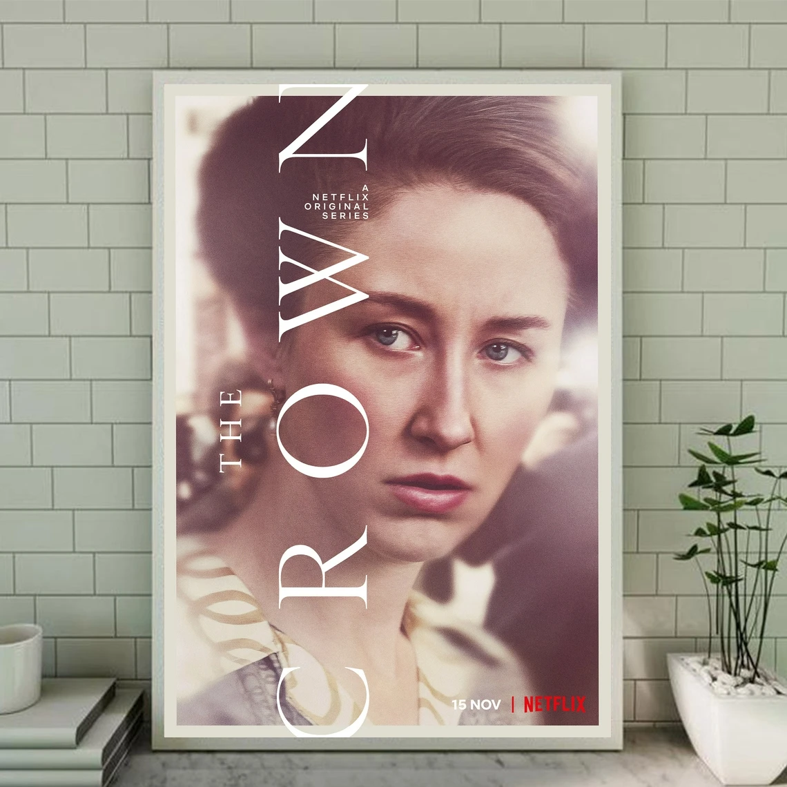 

The Crown TV Series Poster Movie Canvas Poster Prints Home Decoration Painting ( No Frame )