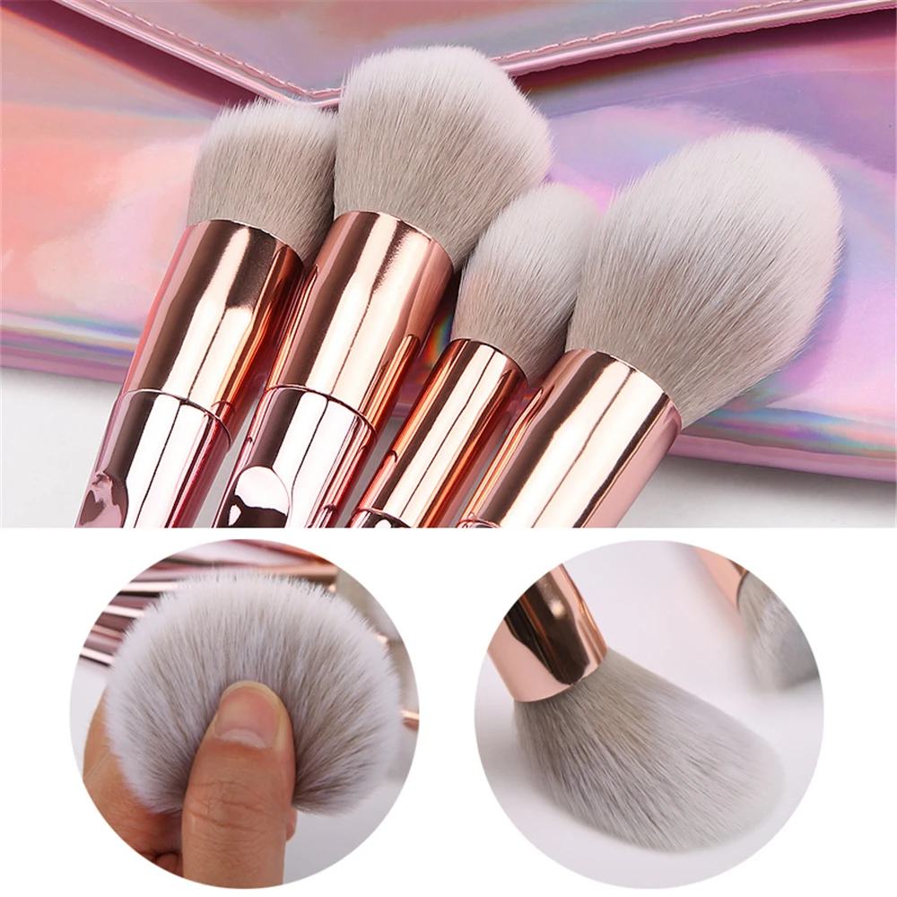 

GOZLILI 10pcs/lot Makeup Brushes Set Professional Eye Shadow Blending Eyeliner Eyelash Eyebrow Foundation Brush For Makeup Tool