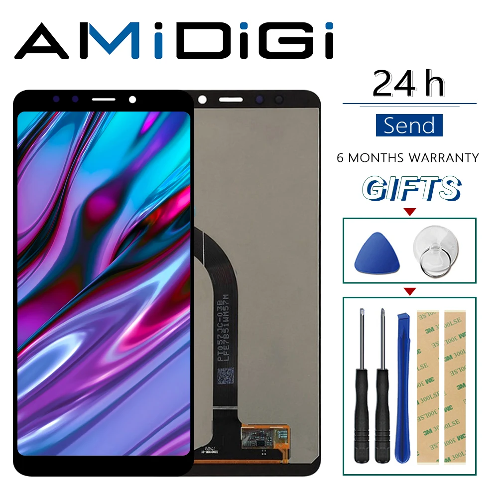 ЖК-дисплей 5 7 дюйма для Xiaomi Redmi с сенсорным экраном и дигитайзером сменный экран в