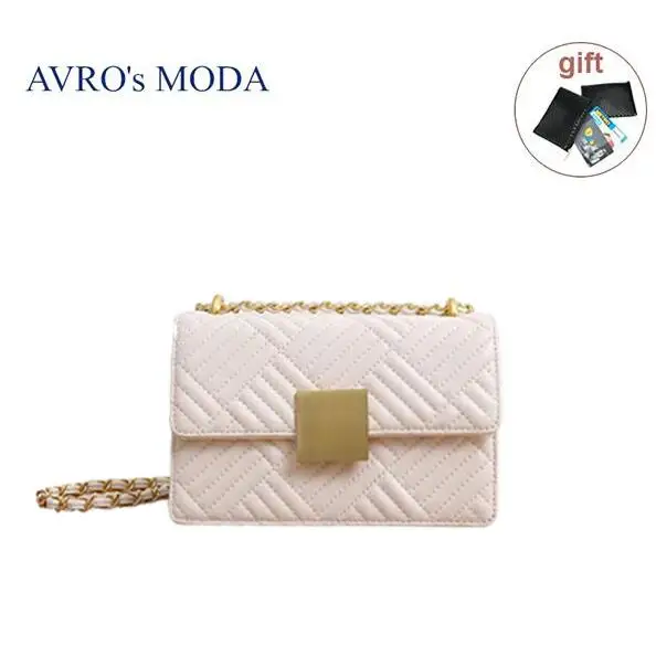 white AVRO's MODA брендовая сумка женская натуральная кожа сумки женские Крошечные сумочки через плечо квадратные сумки-мессенджеры - Цвет: white