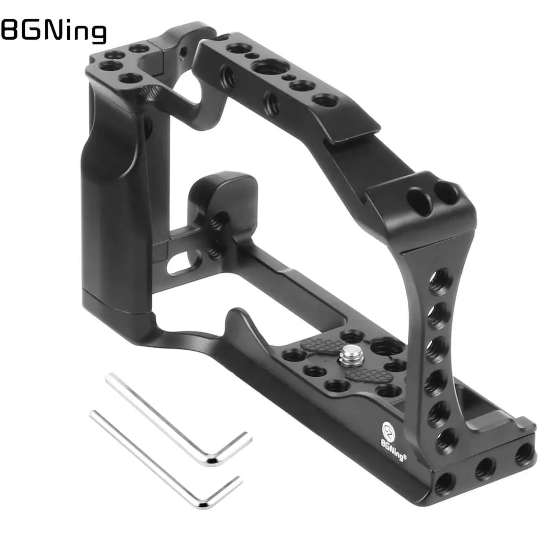 

CNC Aluminum Camera Cage for Canon EOS M50 / M5 DSLR Case Cold shoe Mount Expansion Cover Quick-Rease Plate Support Photography