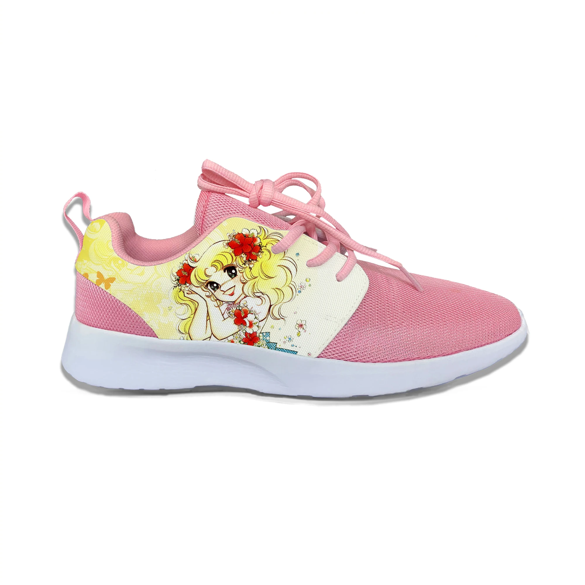 

Japanese Anime Manga Cartoon Candy Candy Cute Sport Running Shoes Casual Breathable Lightweight 3D Print Female Women Sneakers