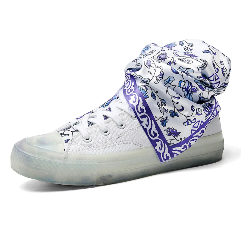 

Canvas Sneakers Men High Top Breathable Sport Shoes Durable Rubber Skateboarding Shoes Run Star Sapatillas Hombres Summer 2021