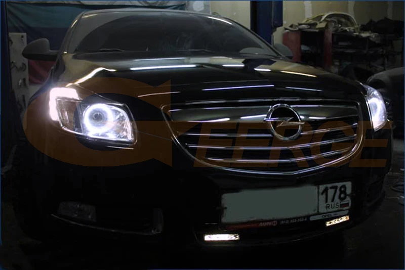 Отличный COB комплект светодиодов глаза ангела halo кольца ультра яркие для Opel Insignia A