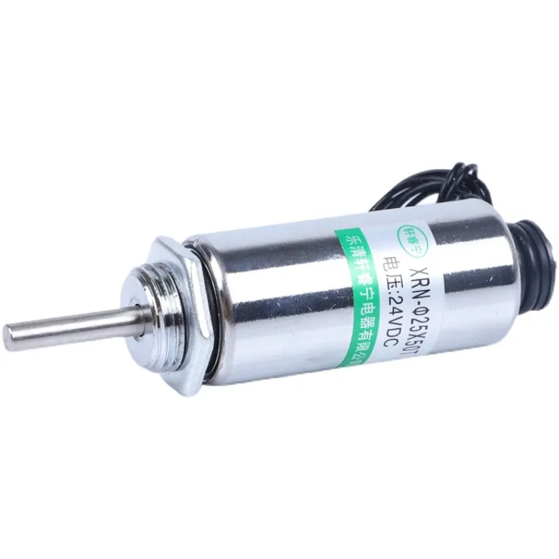 XRN-25x50T 12V 24V 19W Push Type 2-lead DC Электрический Электромагнит 250 N g/10 мм