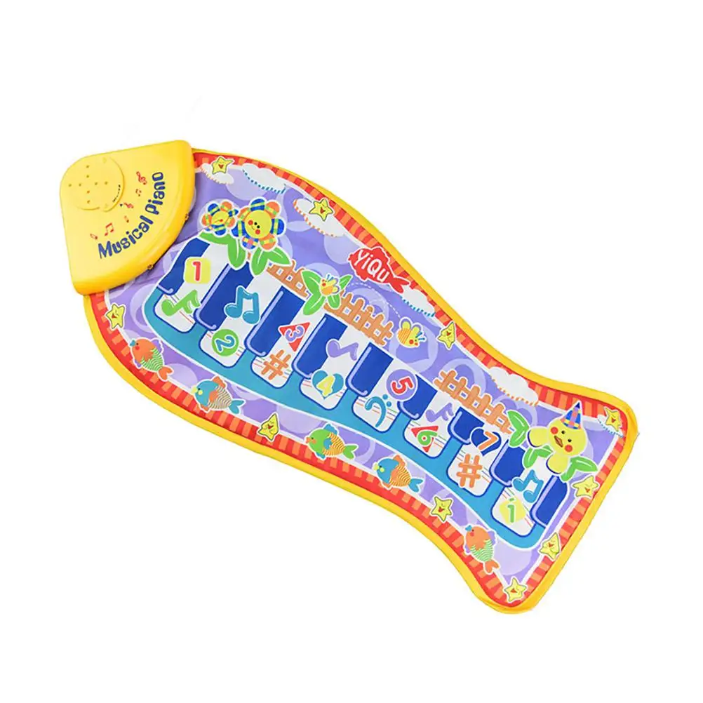 

Fish shaped Music Mat Kids Piano Mat Music instruments Touch Play Blanket Keyboard Playmat Educational Dancing Mat Gift for kids