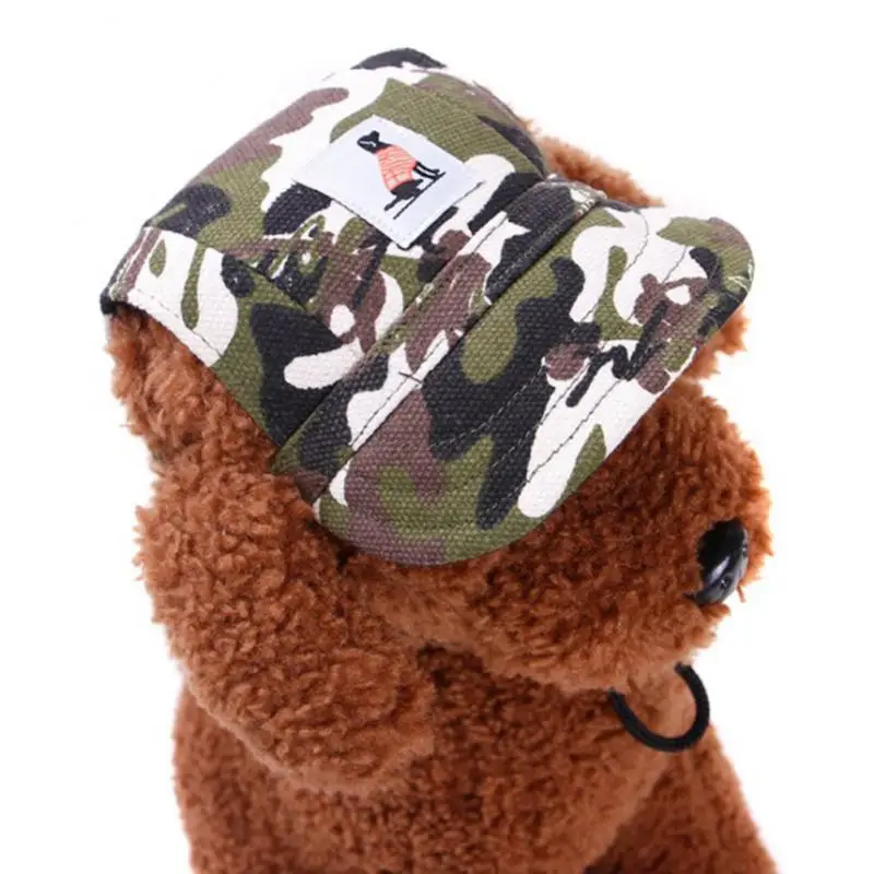 Pet Dog Cap Tailup Summer Cloth Mesh Breathable Sun Hat Canvas For Small Products Baseball Sports | Дом и сад