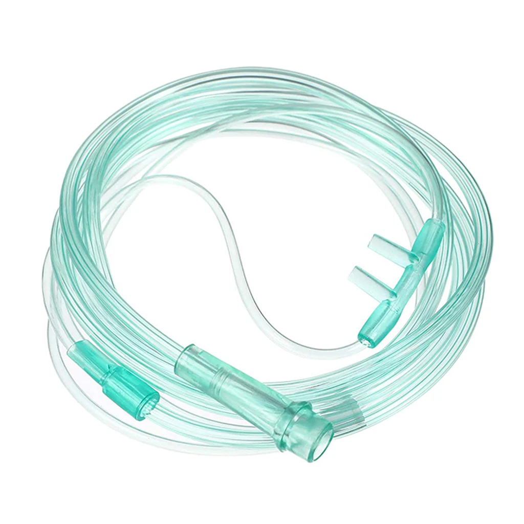 

6 Pieces Disposable Soft Nasal Oxygen Cannula 1.5m Adults Oxygen Tubing Hose