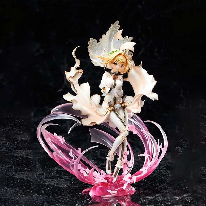 

Аниме Судьба/Большой заказ фигурка Саблера Неро невесты Специальный выпуск масштаб 1/8 ПВХ Коллекционная модель игрушки кукла подарок 23 см