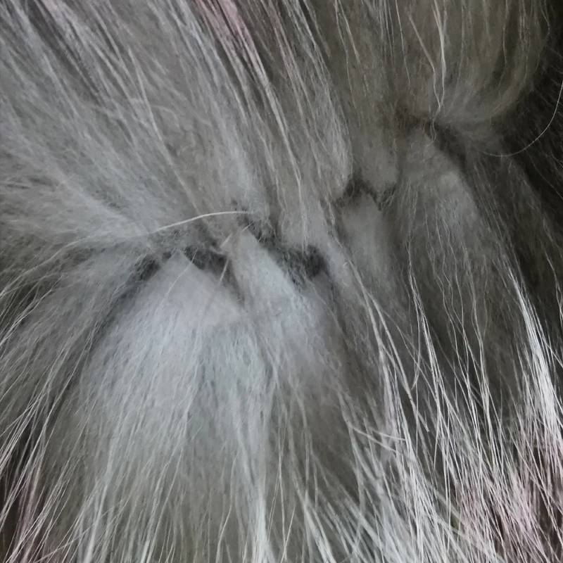 2022 New style personality Real Silver Fox Fur Coat Women fox Fur Coat Female Knitted Genuine Fur Overcoat For Ladies Luxury