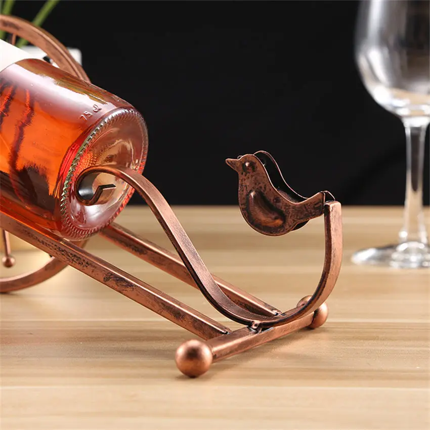 Ретро карета Красный Держатель винного бокала креативная винная подвесная чашка