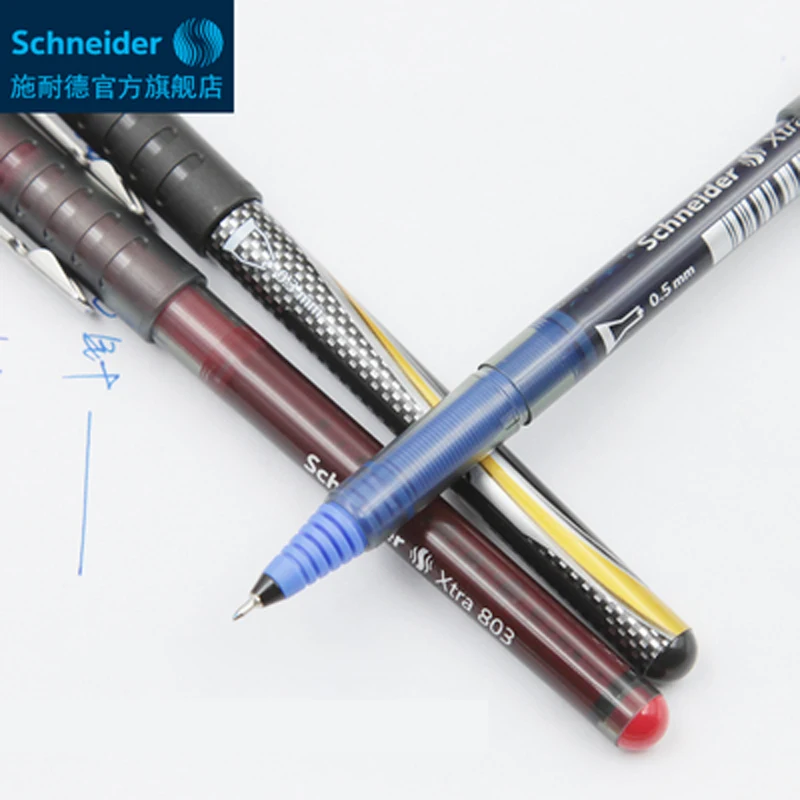 Гелевая ручка Schneider Xtra 803 3 шт. шариковая для подписи студенческого экзамена 0 мм