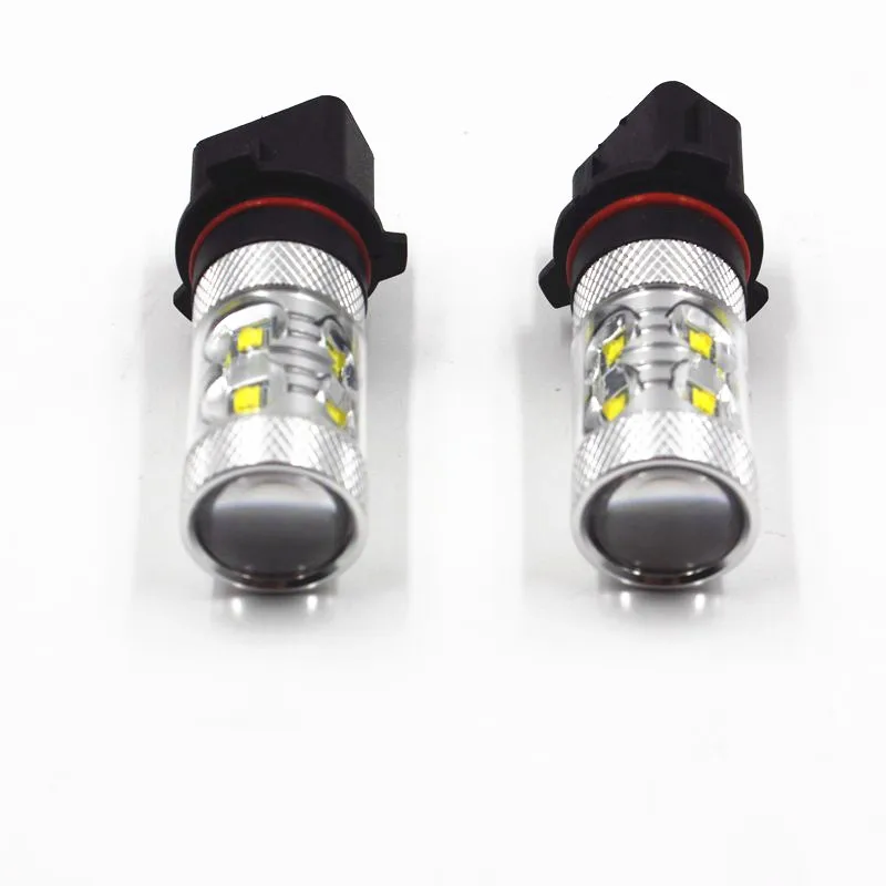 Rockeybright 2 шт. 80 Вт 10SMD p13w PSX26W светодиодные противотуманные фары Дневные ходовые