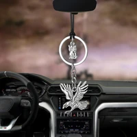 car pendant rearview mirror decoration hanging owl with eagle ornaments charms auto decor cars accessories family friend gifts