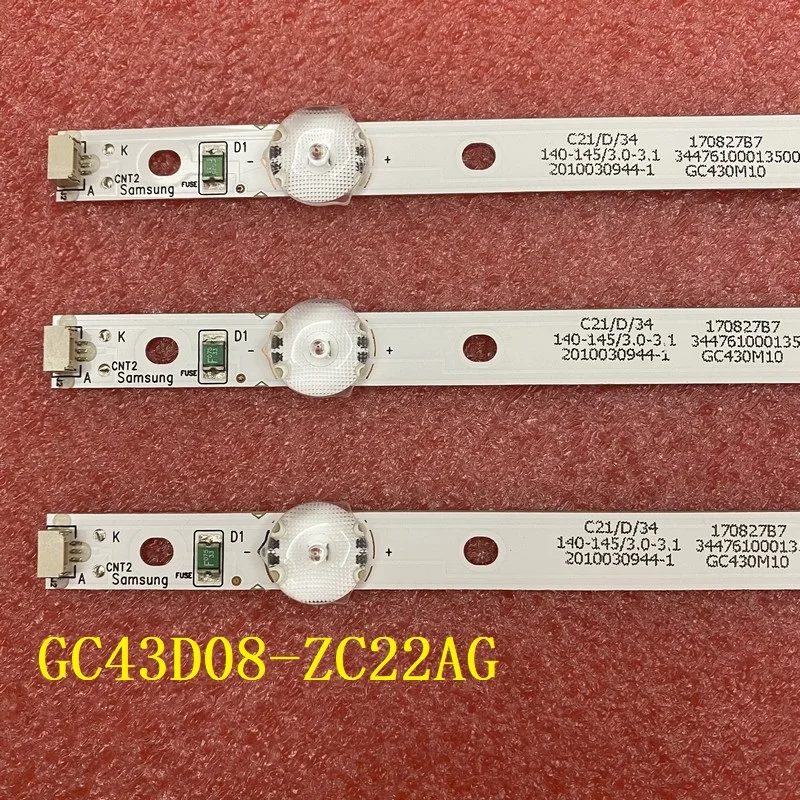 Светодиодная лента для Samsung UN43J5202 UE43J5202 UE43J5272 GC43D08-ZC22AG-13 14 15 17 23 HV430FHD-NLA 303GC430044 303GC430043 |