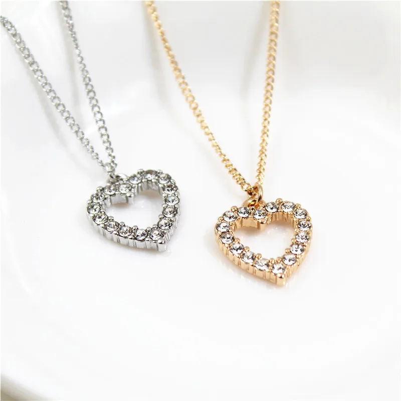 Новое корейское хрустальное ожерелье простой модный Джокер в форме