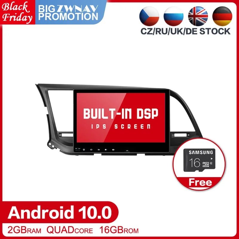 

Автомобильный мультимедийный плеер Android 10,0 для Hyundai Elantra 2016 2017 2018, автомобильное радио, стереомагнитола, gps, головное устройство