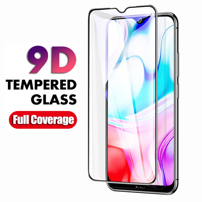 Защитное стекло 9D для xiaomi Red mi 8 защитное закаленное экрана xia glass ksio 8a a|Защитные