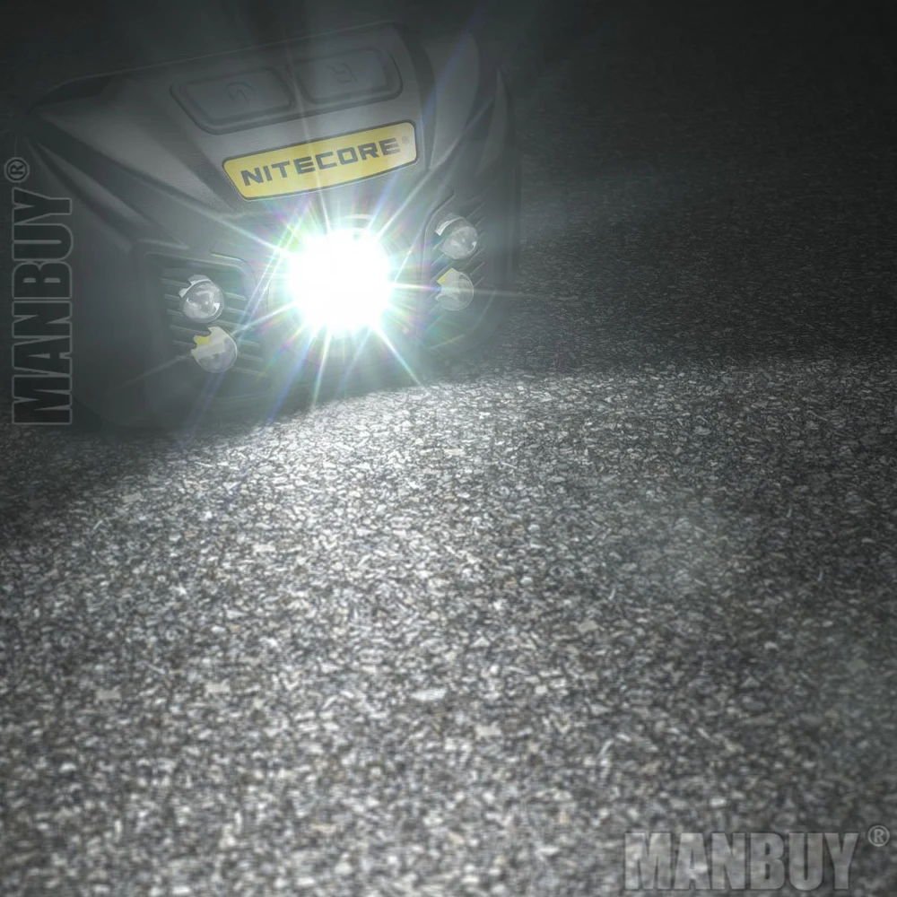 2021 оптовая продажа NITECORE NU32 550 люмен белый + красный CREE XP G3 S3 5xLEDs с Перезаряжаемые