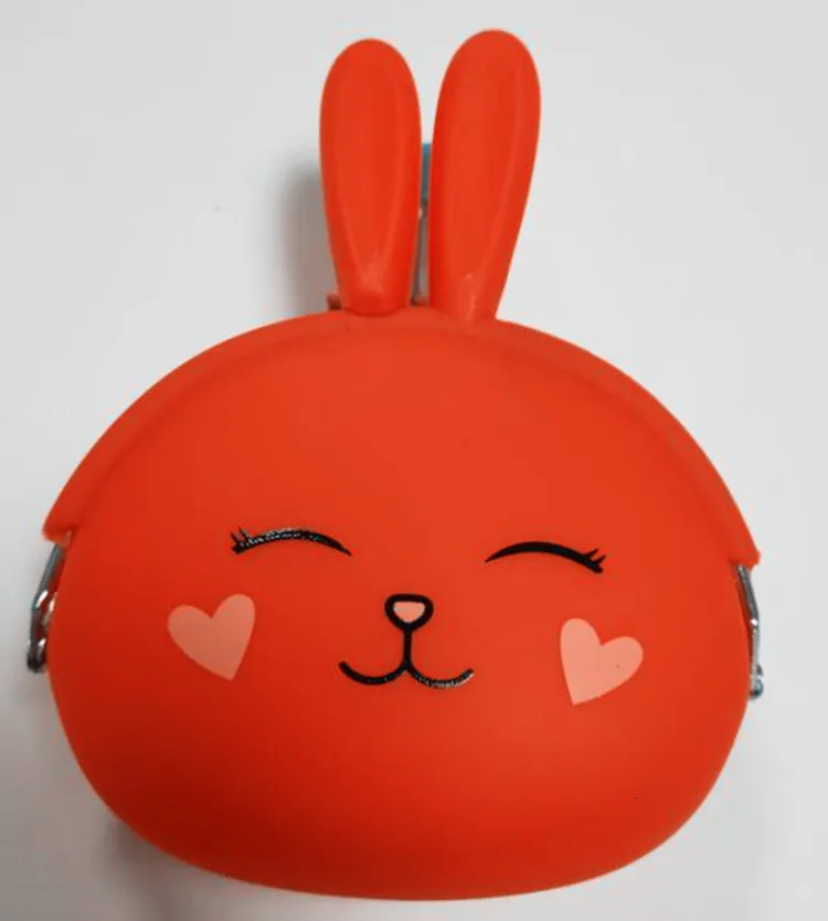 Модный кошелек с милым мультяшным кроликом Kawaii маленький женский мягкий
