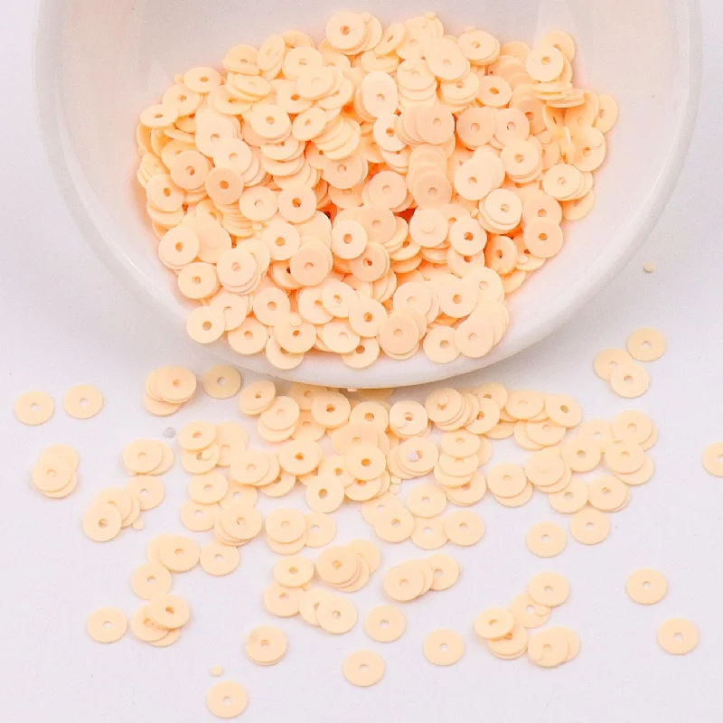 2000 шт./упак. 4 мм однотонные блестки плоские круглые ПВХ свободные тесьма с