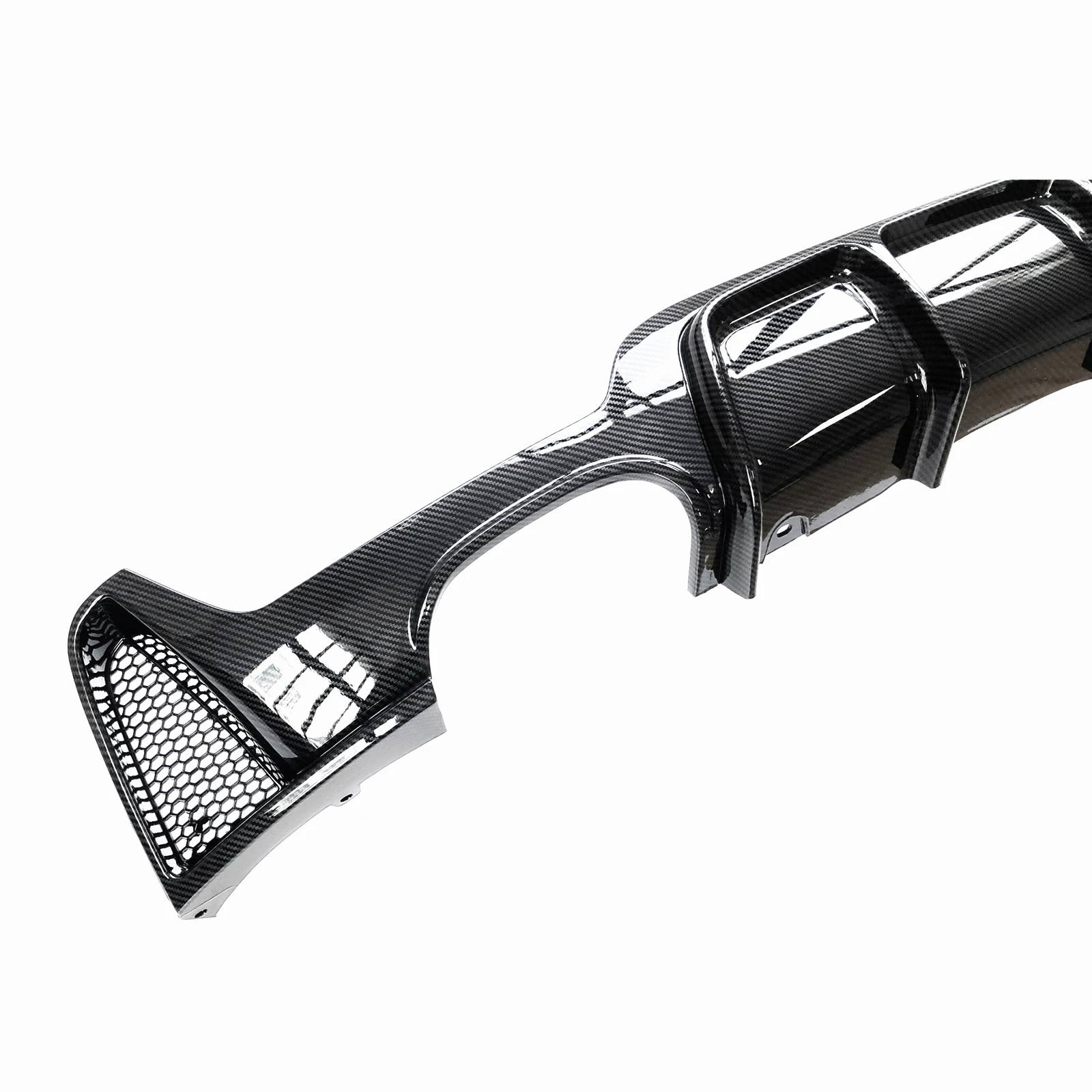 Диффузор для заднего бампера с двумя выпускными отверстиями BMW 4 серии F32 2014