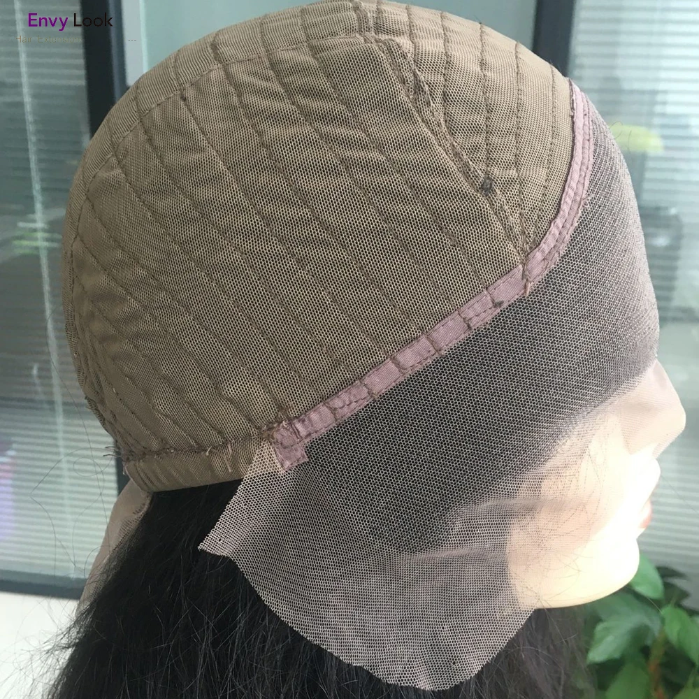 Естественный цвет кружевные передние парики Envy Look человеческие волосы Remy с