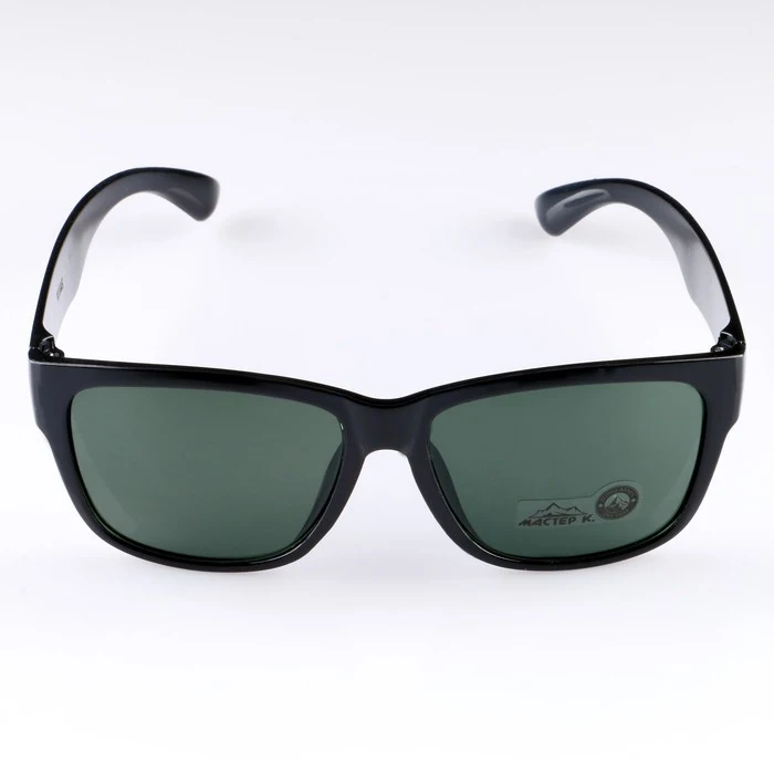 Sunglasses black frame black-green lenses Eyewear Accessories Apparel |