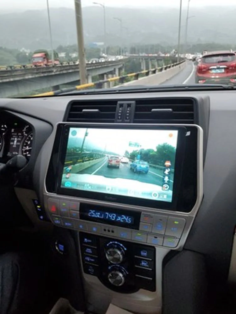 4G LTE Android 8,1 подходит для TOYOTA PRADO-Мультимедиа стерео автомобильный dvd-плеер навигация gps радио
