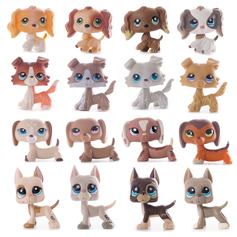 Редкие животные pet shop lps игрушка такса собака такса коричневая Оригинальная фигурка колли кокер спаниель отличный Дэн подарки для детей
