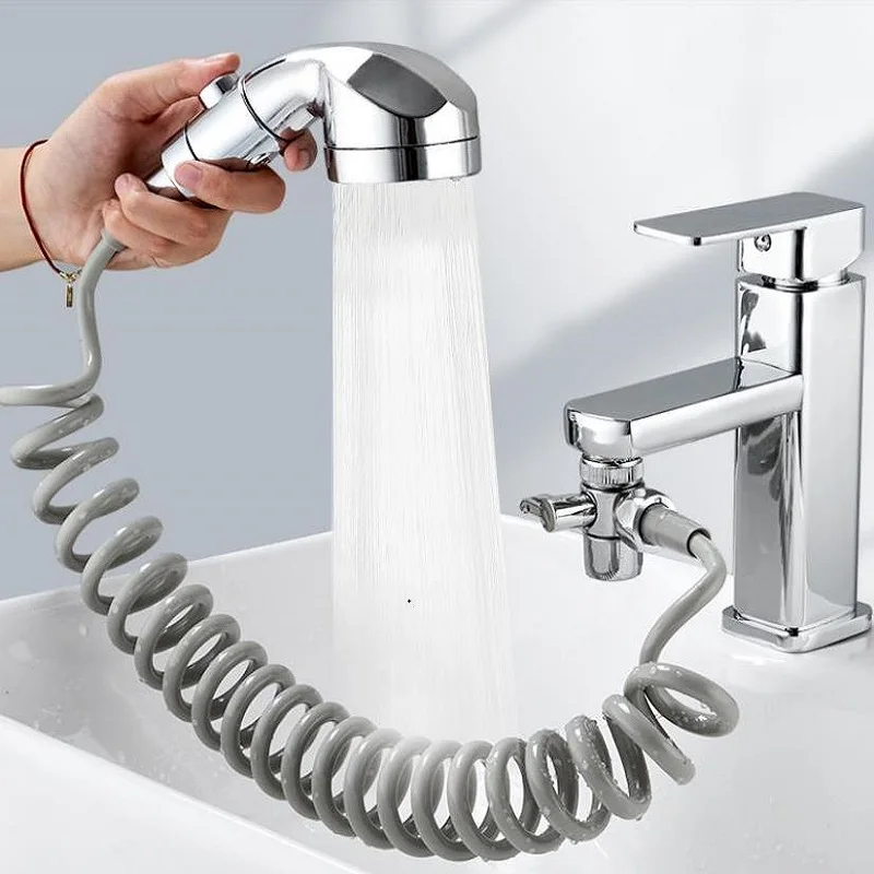 

Bathroom Faucet External Set Shower Handheld Sprayer Kitchen Faucet Diverter Valve for Water Diversion Home Bathroom Diverter