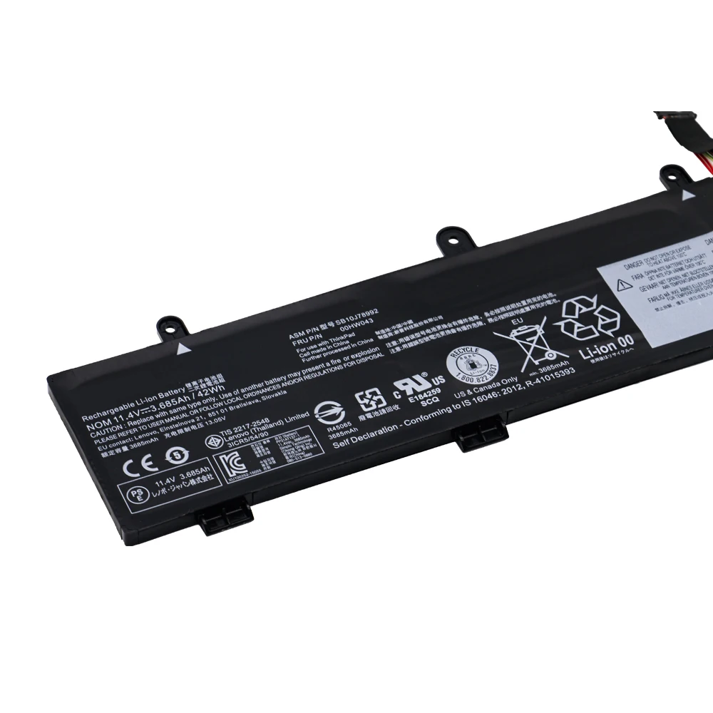 11 4v 3685mah 42wh new 00hw044 laptop battery for lenovo thinkpad yoga 11e 20gc 20ge 20lq 00hw042 00hw043 sb10j78991 sb10j78990 free global shipping