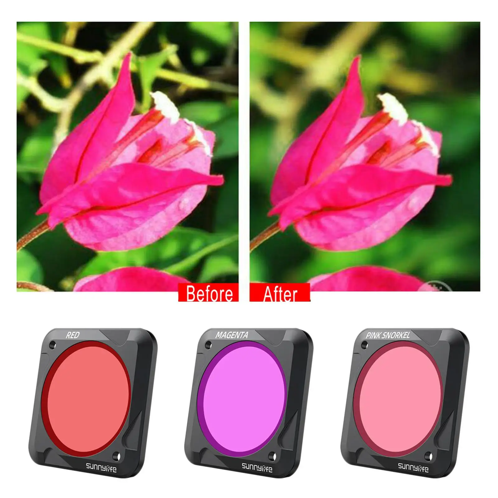 

3x фильтр для спортивной камеры для дайвинга магнитные маслостойкие аксессуары прозрачная защита с высоким коэффициентом пропускания для ...