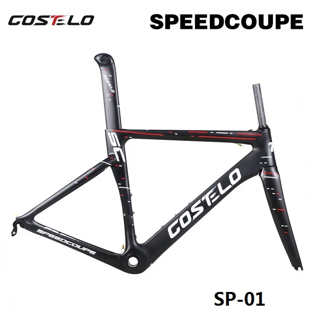 Costelo Speedcoupe карбоновая рама для шоссейного велосипеда Costelo велосипедная Рама Bicicleta карбоновая рама 48 51 54 56 - Цвет: SP-01