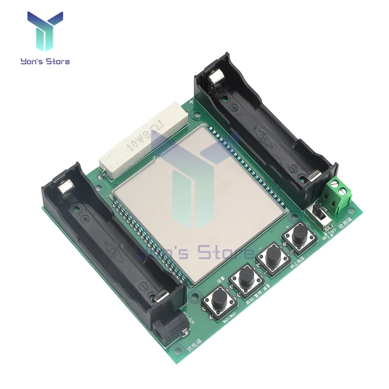 Модуль тестера реальной емкости литиевой батареи 18650 ЖК-цифровой дисплей монитор